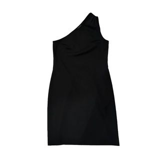 Beautiful black one shoulder Theory Dress Size 4